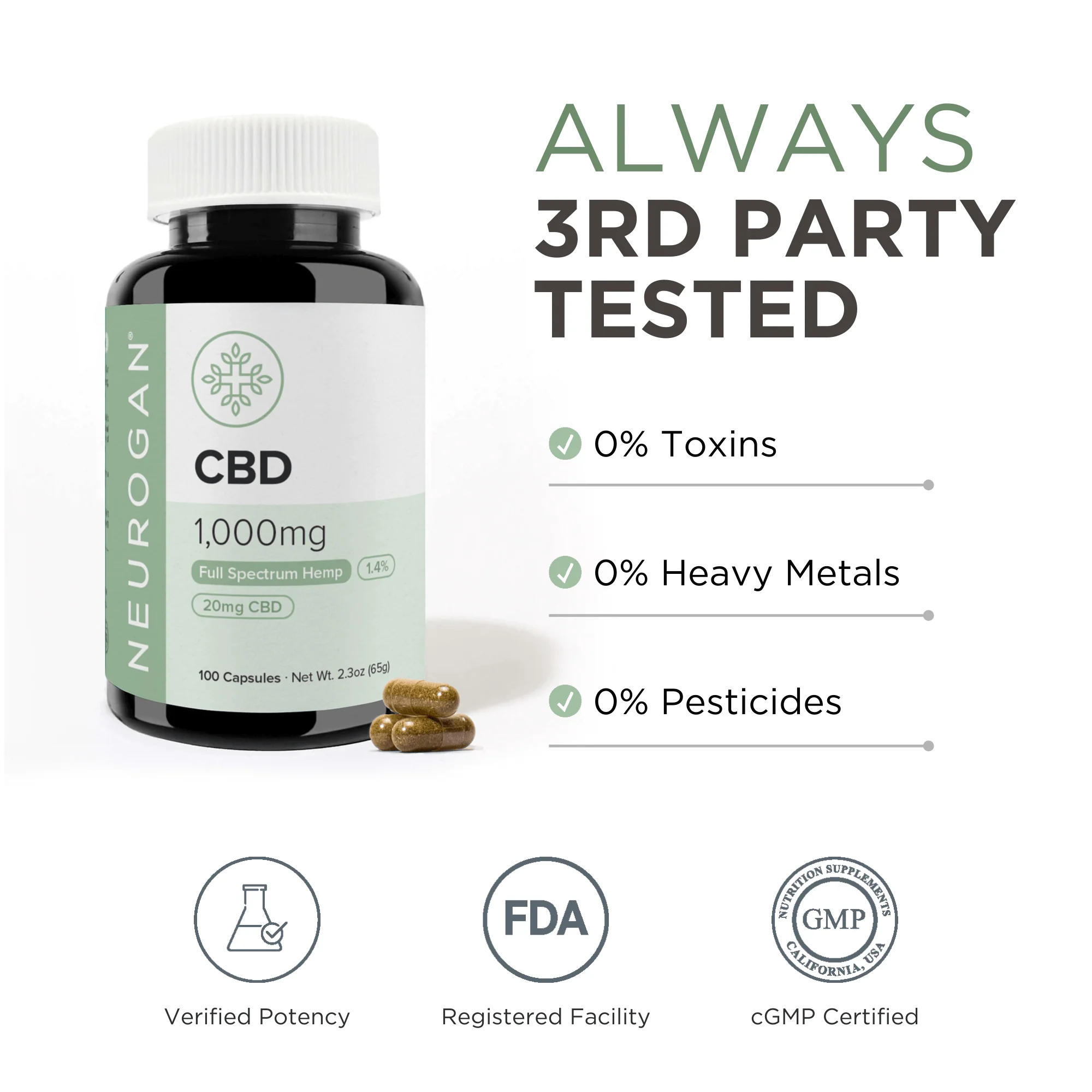 CBD Capsules 1000MG - Image 4