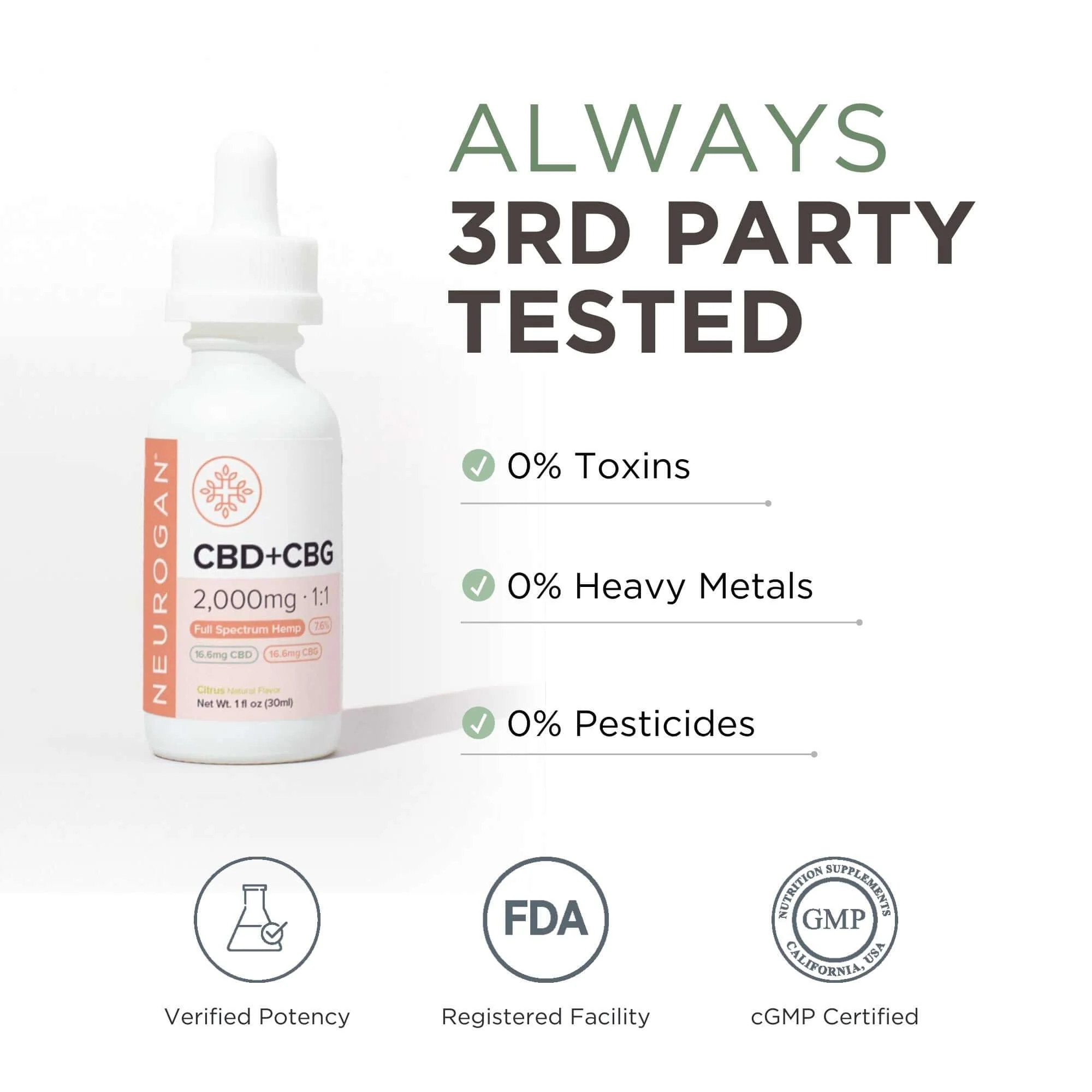CBD + CBG Oil Tincture - Image 4